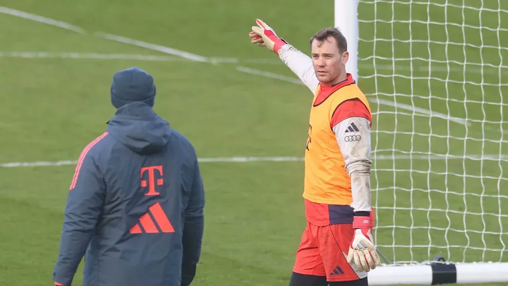 开云体育-图片报：诺伊尔缺席训练能否出战本轮联赛存疑；凯恩能复出