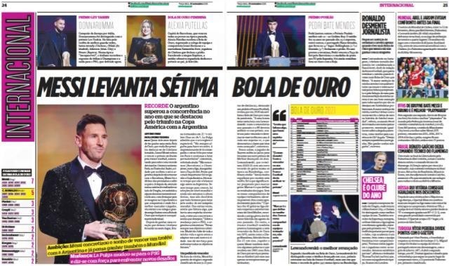 开云-王勤伯：梅西获奖之后，世界各大媒体这样报道……②