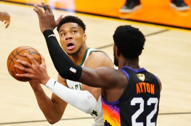 保罗和布克的中投VS字母哥的冲击，总决赛进攻大赏